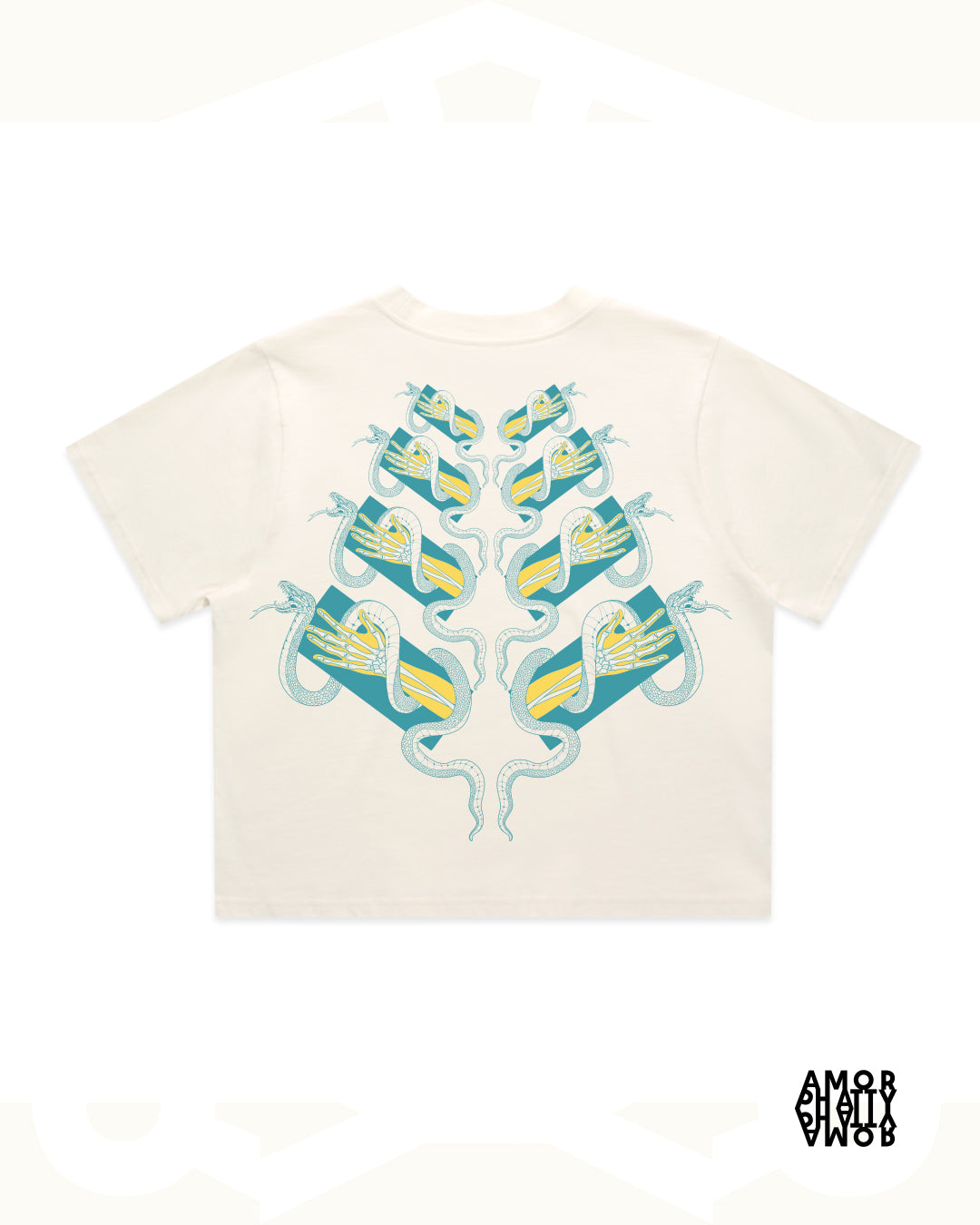 Snakes Crop Ecru